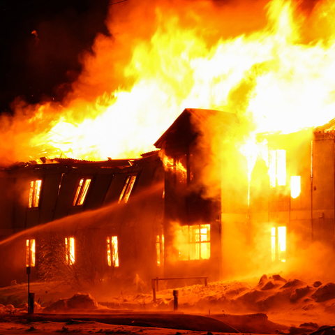 Winter weather means an increase in risk of fire damage